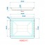 Hisense BI3221AXUK Ofenblech aus Emaille - 455 x 370 x 46 mm
