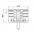 Întrerupător rotativ cuptor cu 3 căi ax metalic - 4301707D